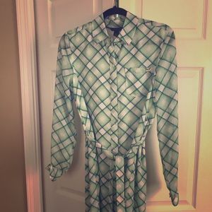 Tommy Hilfiger shirtdress— perfect for Spring.